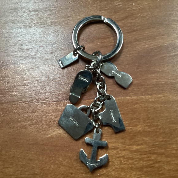 Coach Rare Find flip flop, tote bag, anchor, swimsuits keychain, key fob - Picture 10 of 10